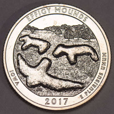 2017-S Ellis Island National Monument, NJ Quarter  Gem Brilliant Uncirculated