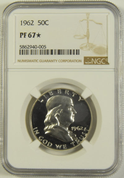 1962 Franklin Half NGC PF-67 STAR