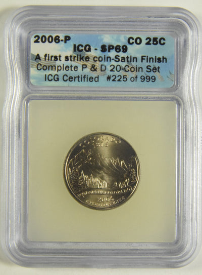 2006 Colorado State Quarter ICG SP-69 First Strike Satin Finish