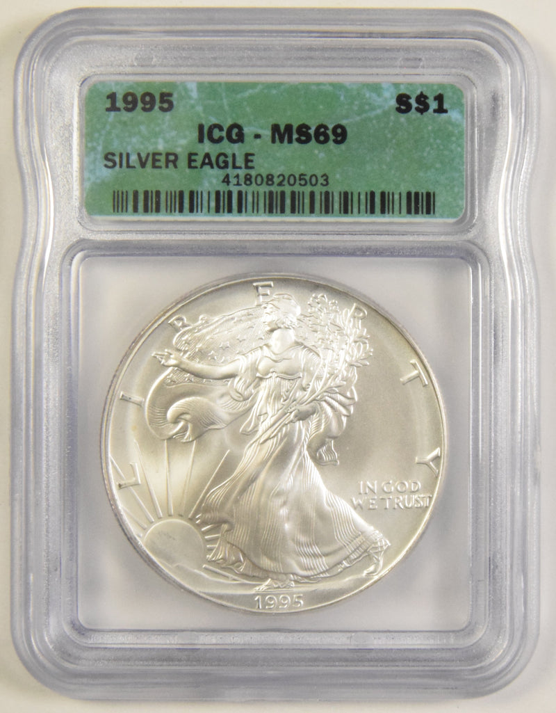 1995 Silver Eagle . . . . ICG MS-69
