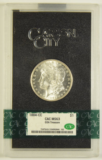 1884-CC GSA Morgan Dollar CAC MS-63