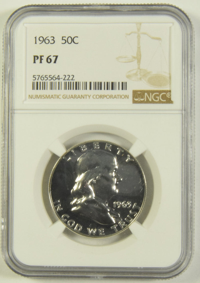 1963 Franklin Half NGC PF-67