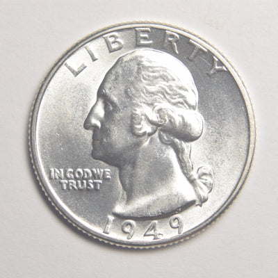 1949-D Washington Quarter Brilliant Uncirculated