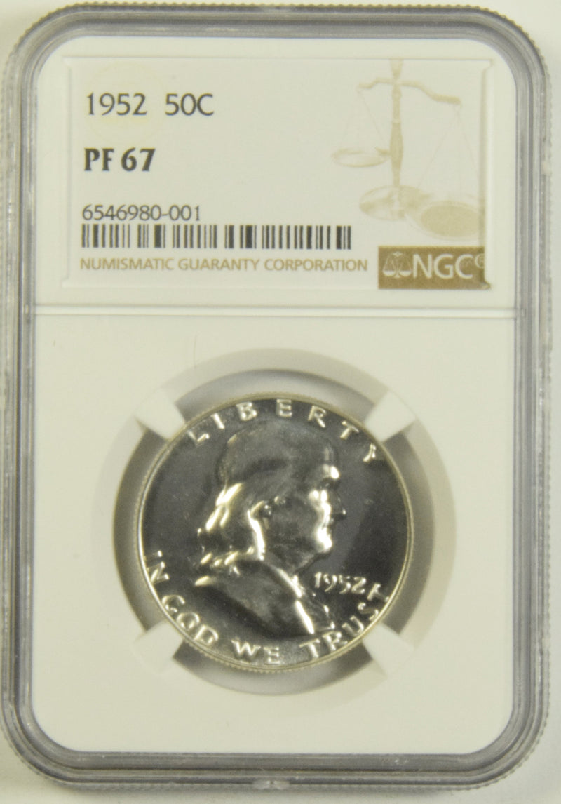 1952 Franklin Half NGC PF-67