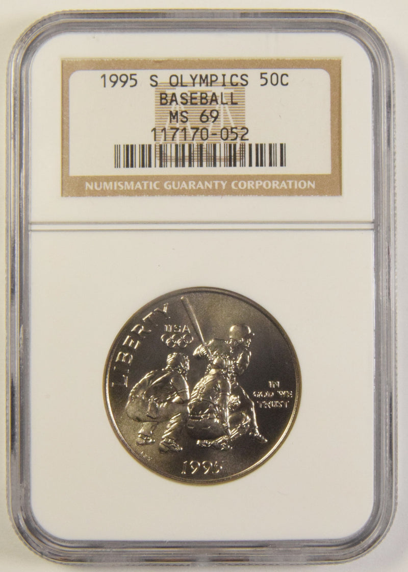 1995-S Olympics Baseball Half . . . . NGC MS-69