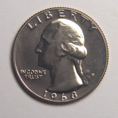 1968-S Washington Quarter . . . .Gem Brilliant Proof