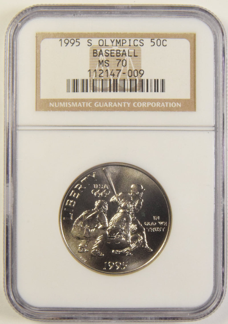 1995-S Olympics Baseball Half . . . . NGC MS-70