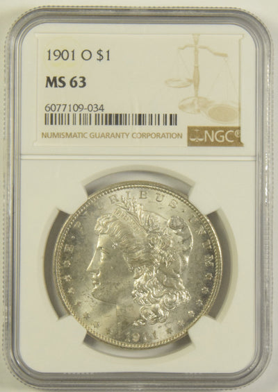 1901-O Morgan Dollar NGC MS-63
