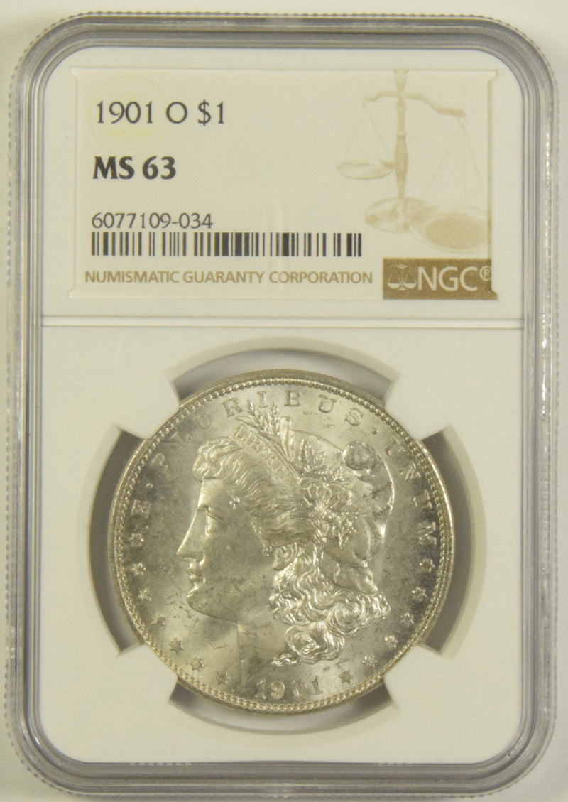 1901-O Morgan Dollar NGC MS-63