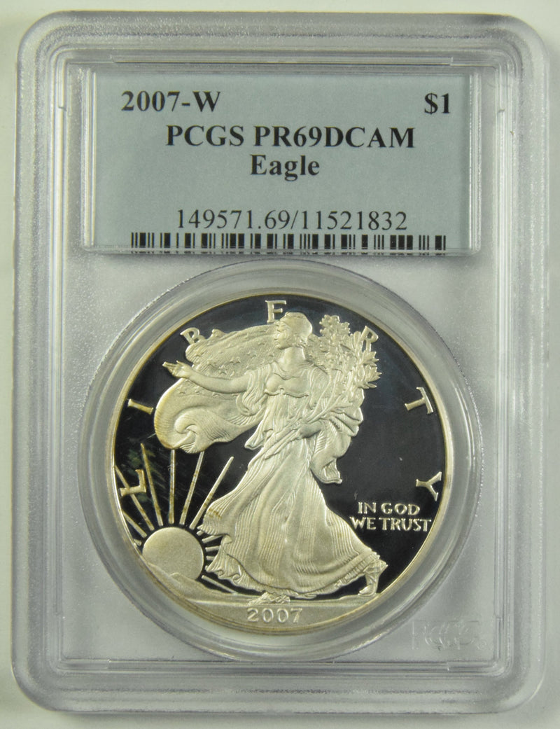 2007-W Silver Eagle PCGS PR-69 DCAM