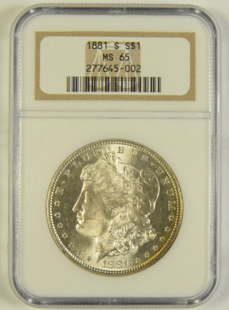 1881-S Morgan Dollar NGC MS-65