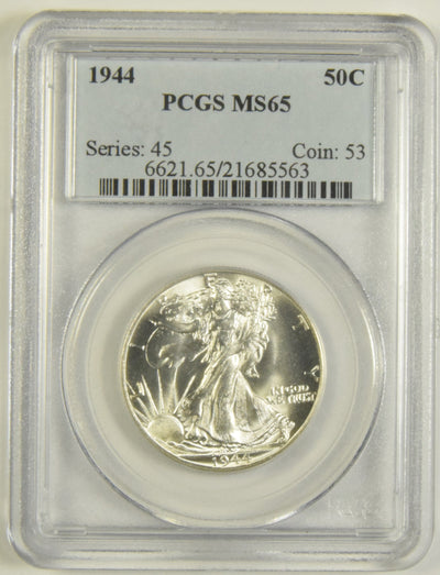 1944 Walking Liberty Half PCGS MS-65
