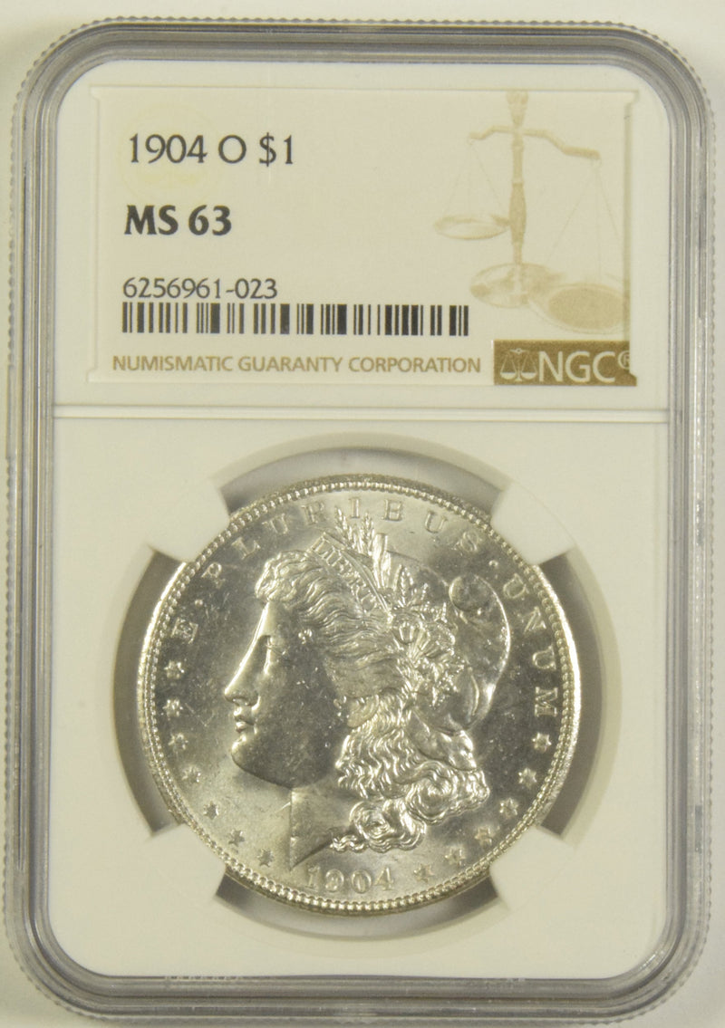 1904-O Morgan Dollar NGC MS-63