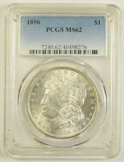 1896 Morgan Dollar PCGS MS-62