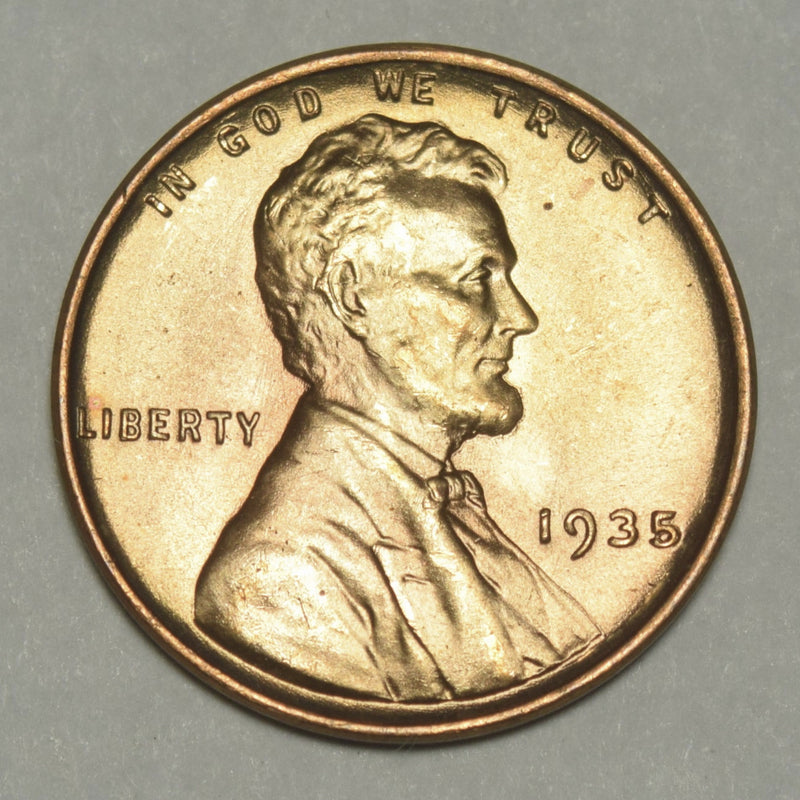 1935 Lincoln Cent . . . . Superb BU Red