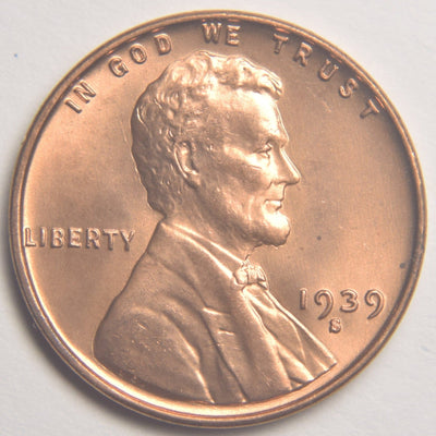 1939-S Lincoln Cent Brilliant Uncirculated