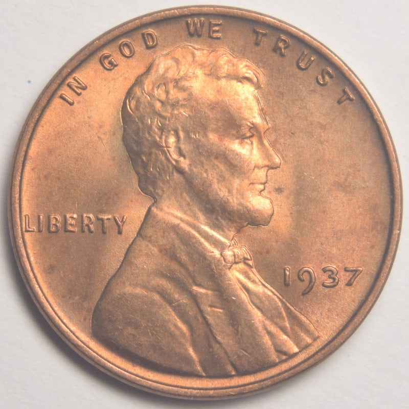 1937 Lincoln Cent Brilliant Uncirculated