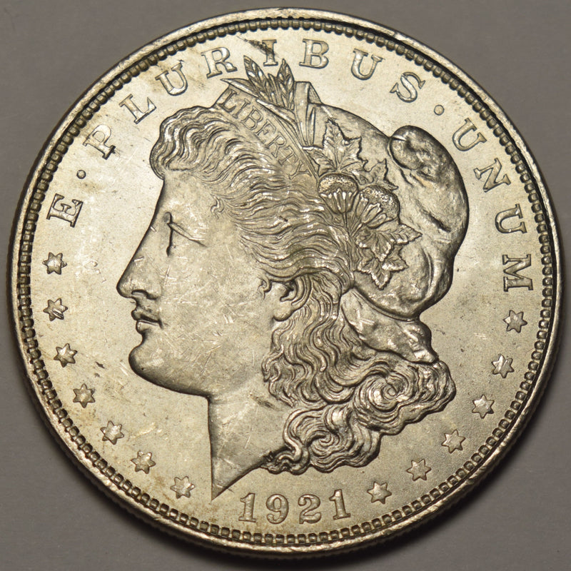 1921 Morgan Dollar . . . . Choice BU+