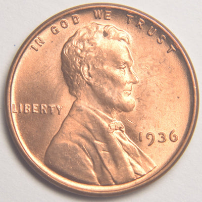 1936 Lincoln Cent Brilliant Uncirculated