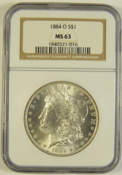 1884-O Morgan Dollar NGC MS-63