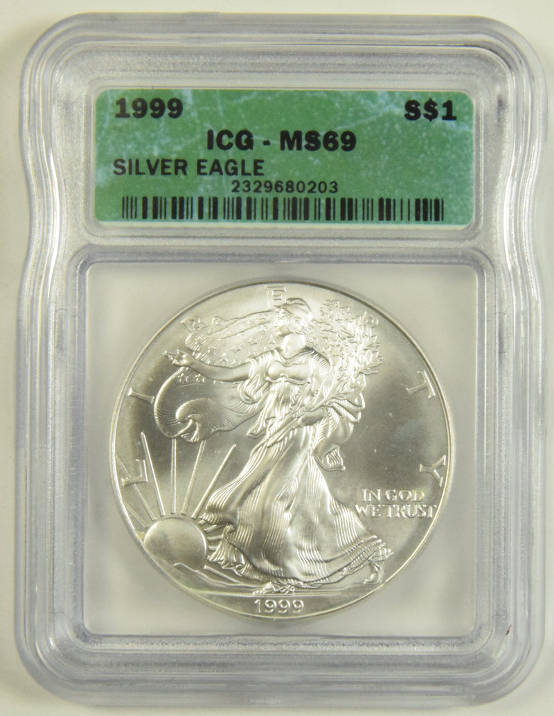 1999 Silver Eagle . . . . ICG MS-69