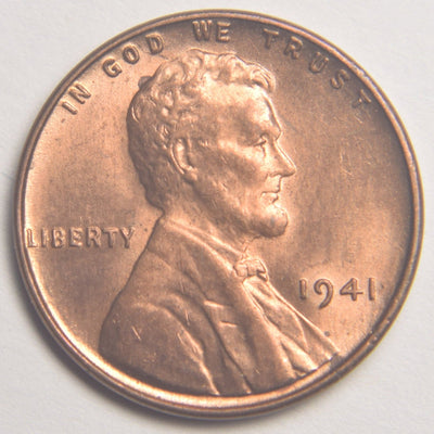 1941 Lincoln Cent Brilliant Uncirculated