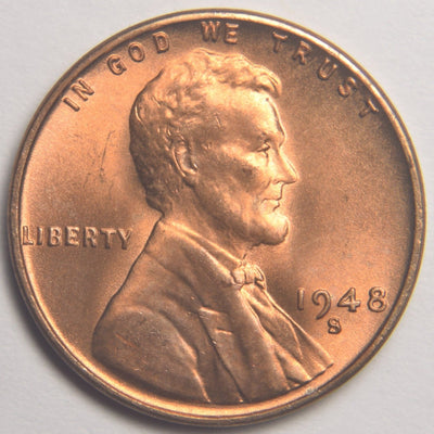 1948-S Lincoln Cent Brilliant Uncirculated