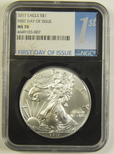2017 Silver Eagle NGC MS-70 First Day of Issue