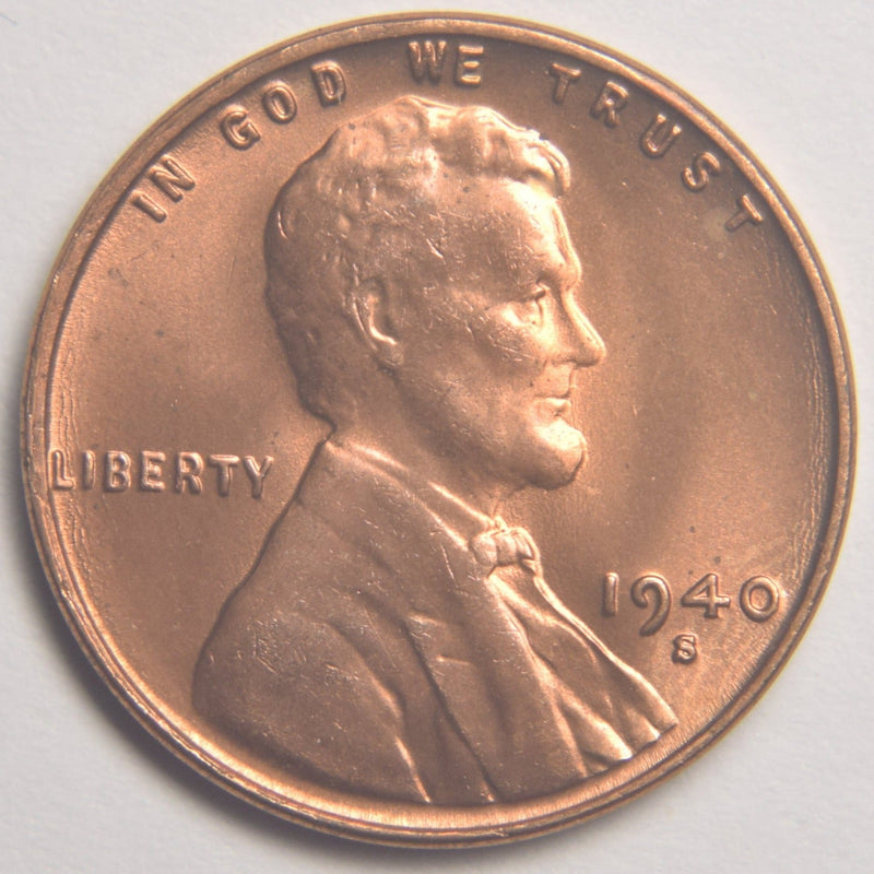 1940-S Lincoln Cent Brilliant Uncirculated