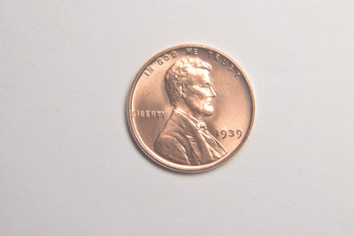 1939 Lincoln Cent Brilliant Uncirculated