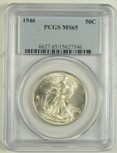 1946 Walking Liberty Half PCGS MS-65