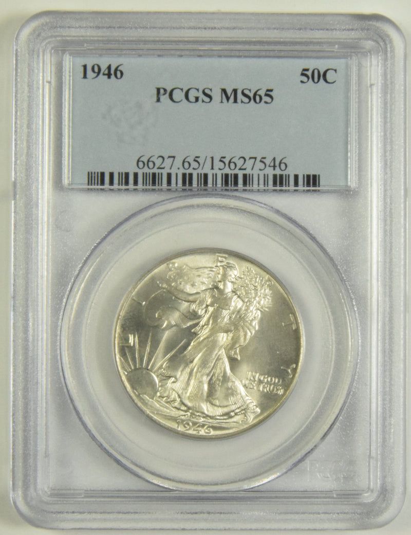 1946 Walking Liberty Half PCGS MS-65
