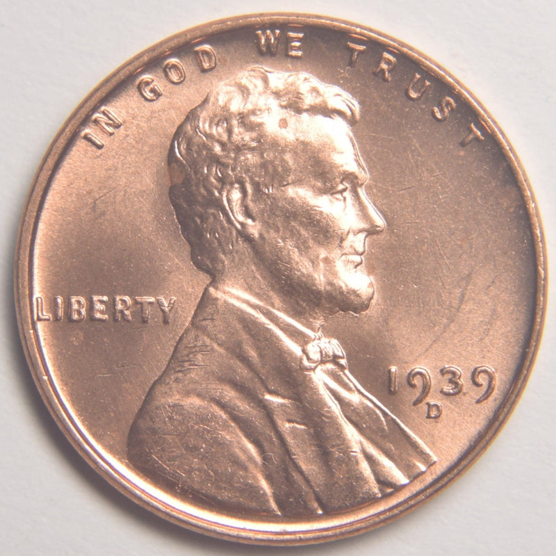 1939-D Lincoln Cent Brilliant Uncirculated
