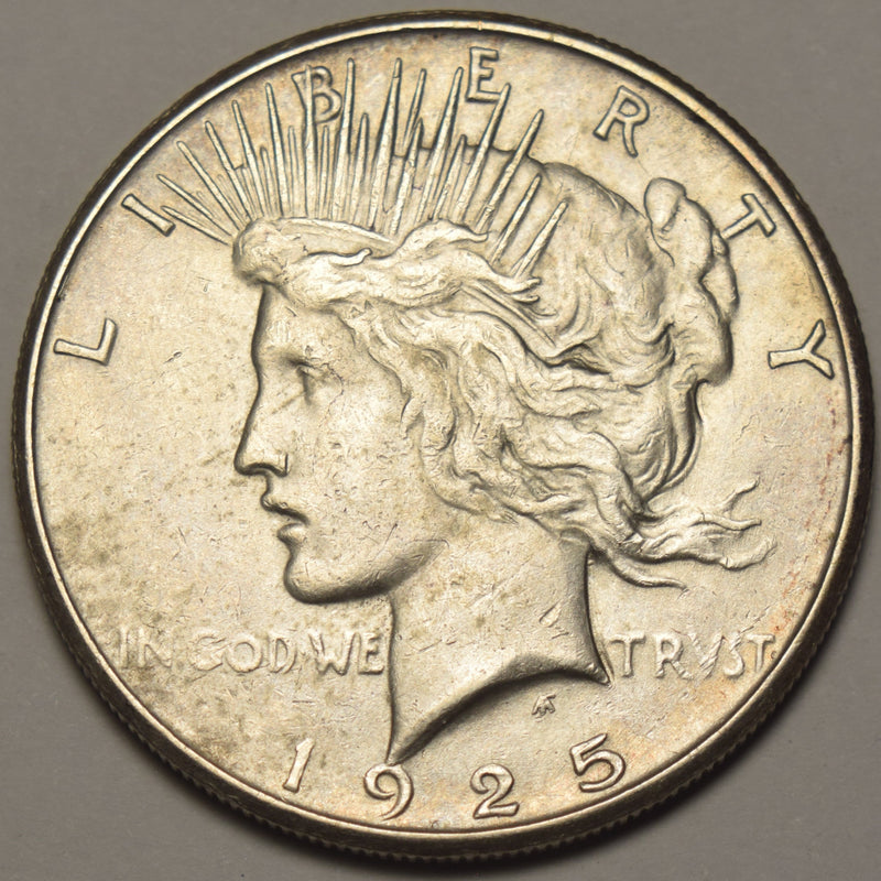 1925-S Peace Dollar . . . . Choice About Uncirculated