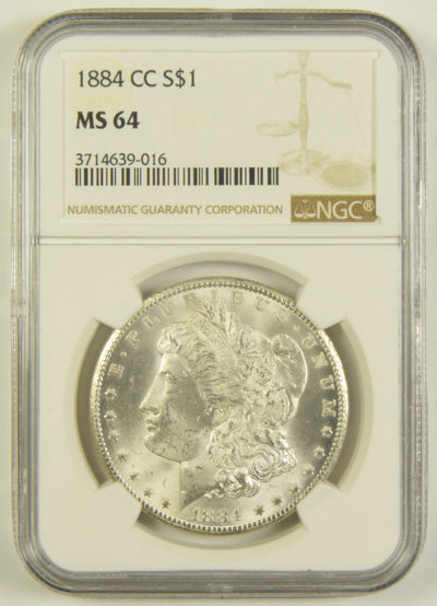 1884-CC Morgan Dollar NGC MS-64