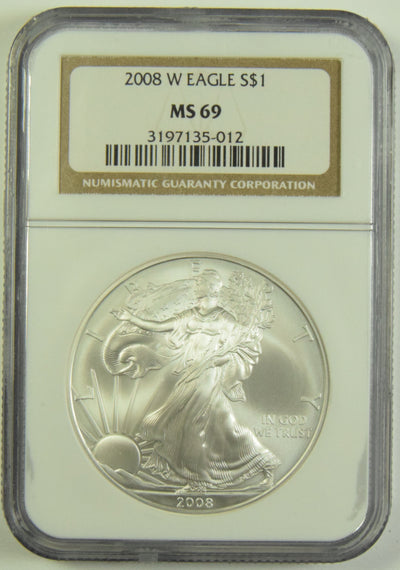 2008-W Silver Eagle NGC MS-69