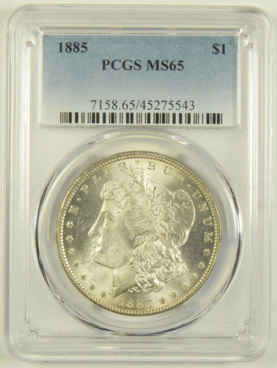 1885 Morgan Dollar PCGS MS-65