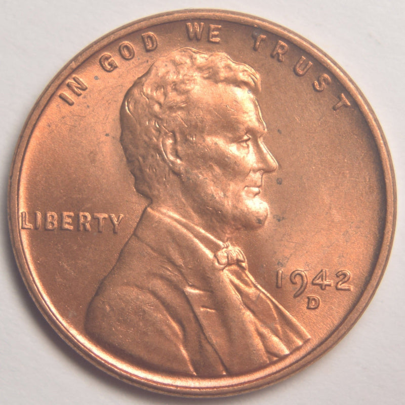 1942-D Lincoln Cent Brilliant Uncirculated