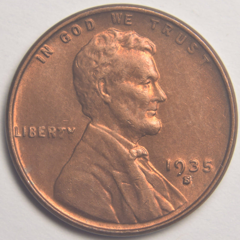 1935-S Lincoln Cent Brilliant Uncirculated
