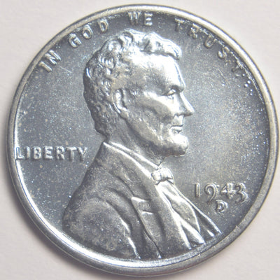 1943-D Steel Lincoln Cent Brilliant Uncirculated