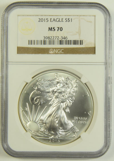 2015 Silver Eagle NGC MS-70