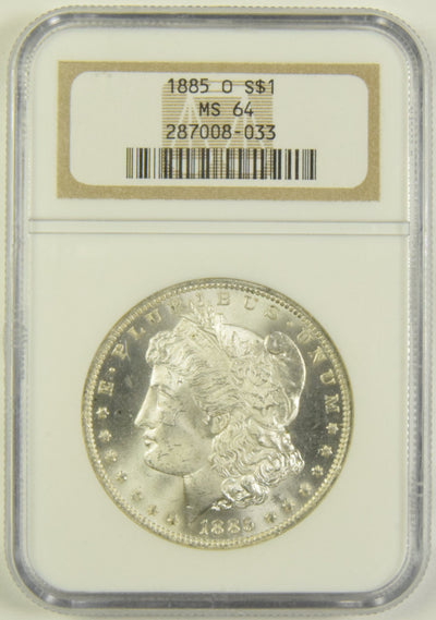 1885-O Morgan Dollar NGC MS-64