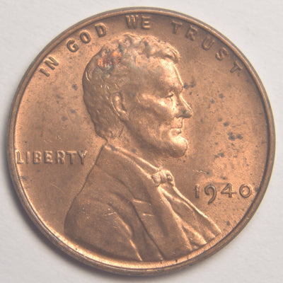 1940 Lincoln Cent Brilliant Uncirculated