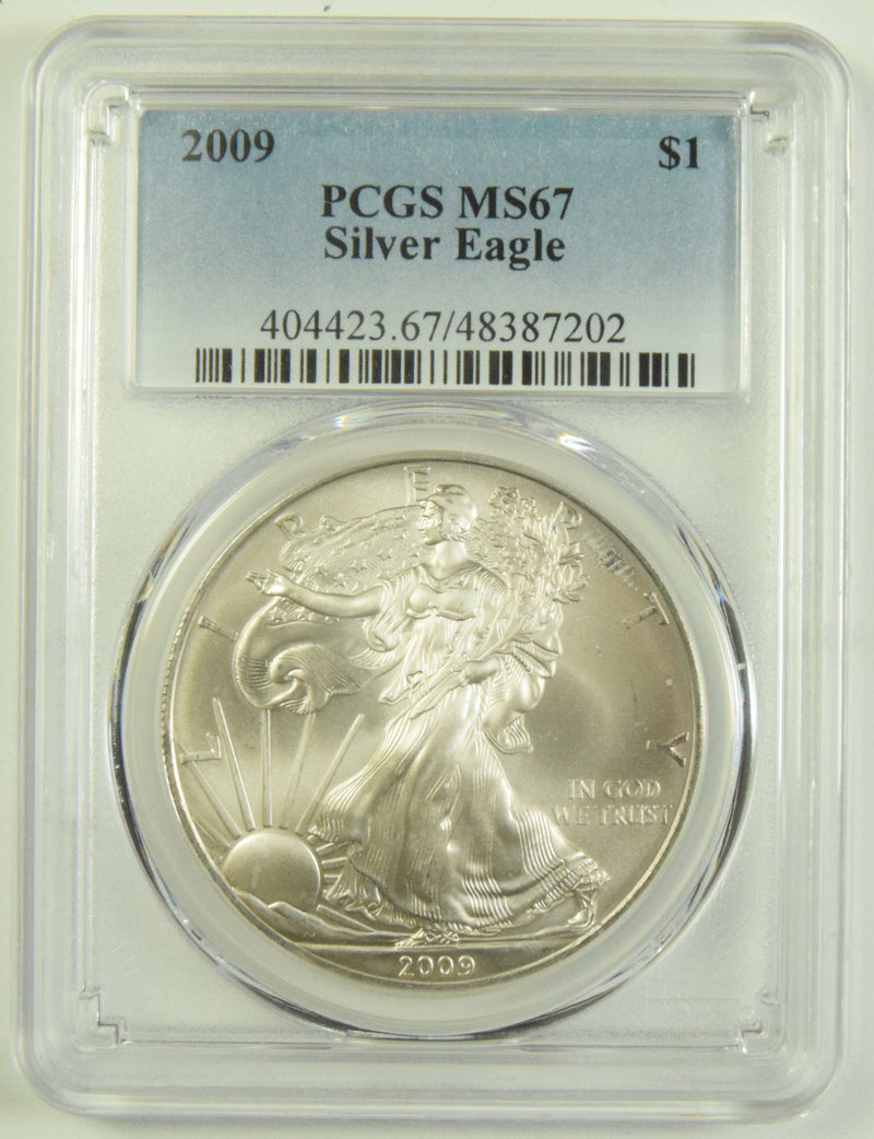 2009 Silver Eagle PCGS MS-67