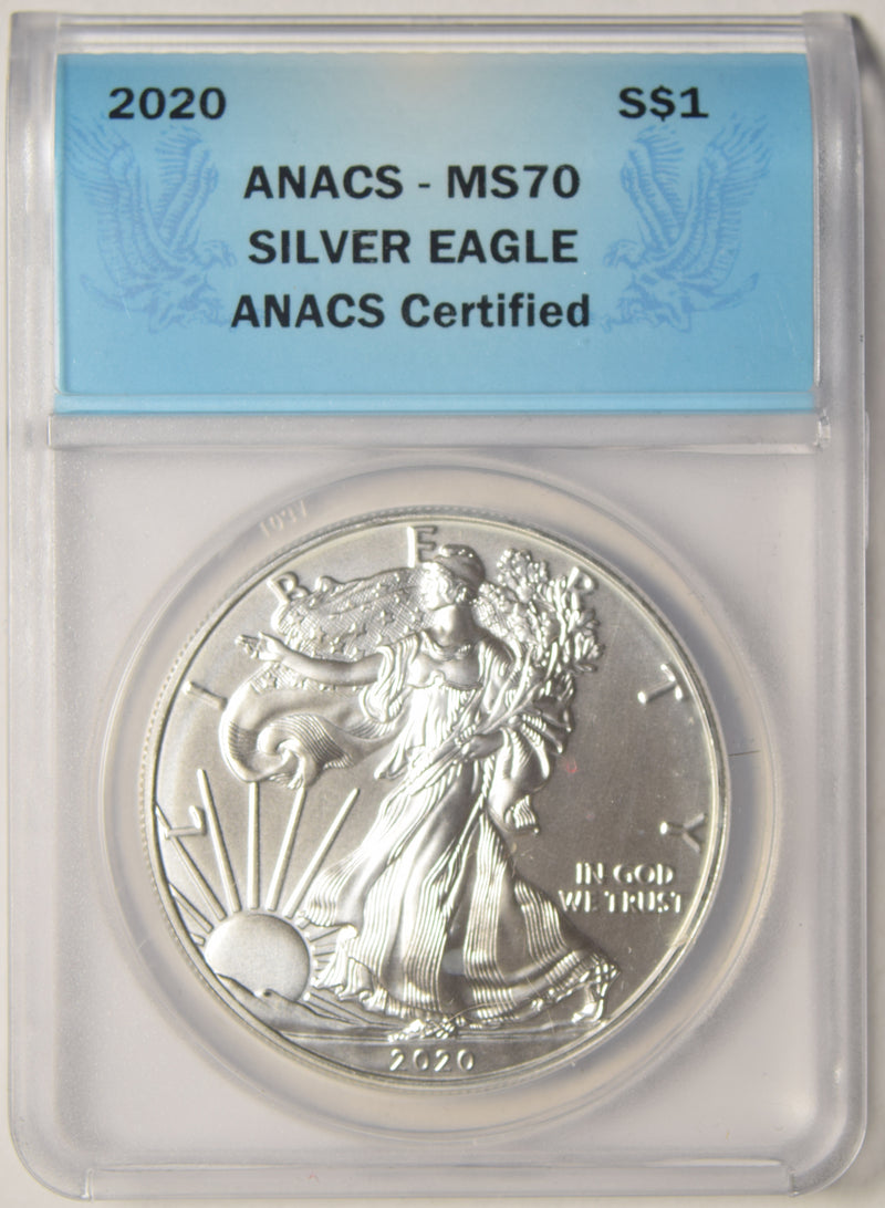 2020 Silver Eagle . . . . ANACS MS-70