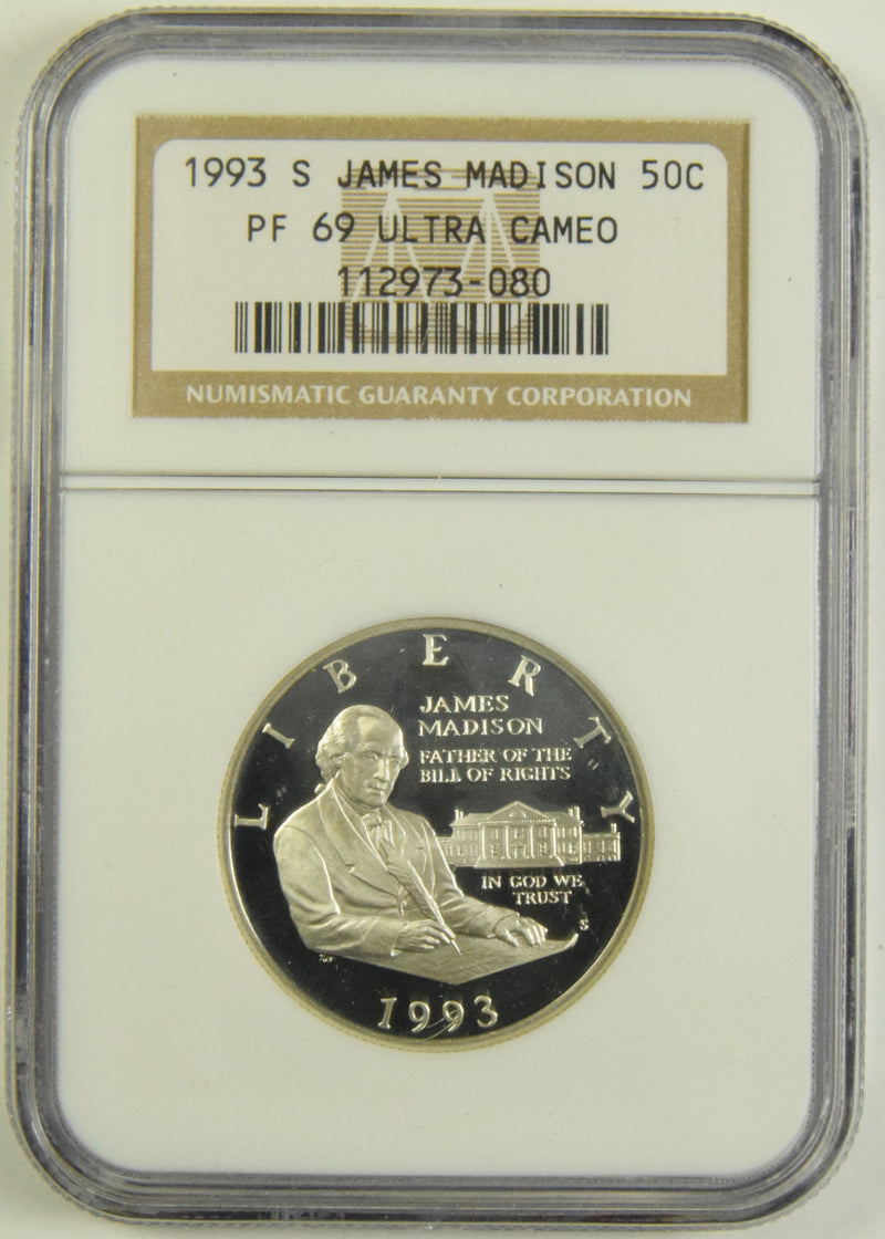 1993-S James Madison Half . . . . NGC PF-69 Ultra Cameo