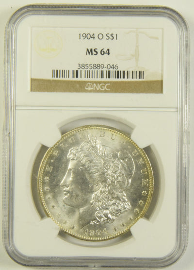 1904-O Morgan Dollar NGC MS-64