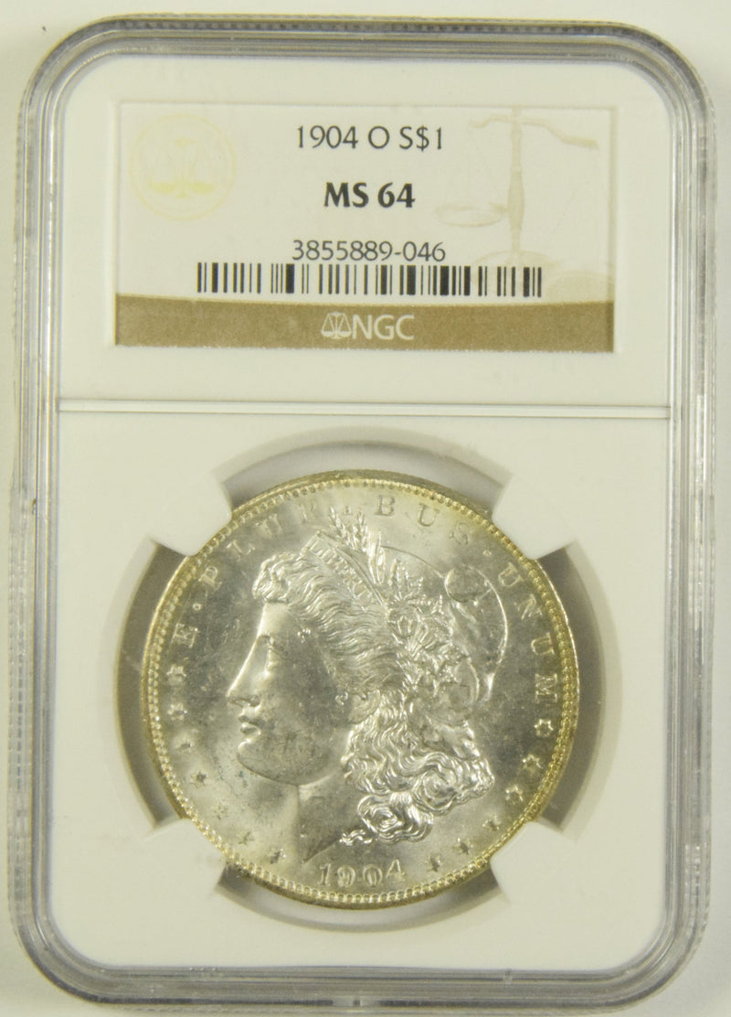 1904-O Morgan Dollar NGC MS-64