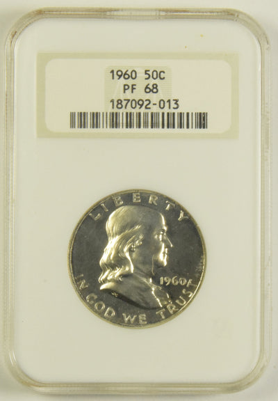1960 Franklin Half NGC PF-68
