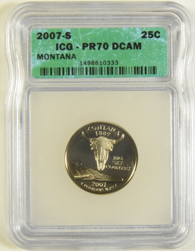 2007-S Montana State Quarter ICG PR-70 DCAM